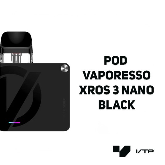 POD Vaporesso Xros 3 Nano - Black -zdjęcie numer 2