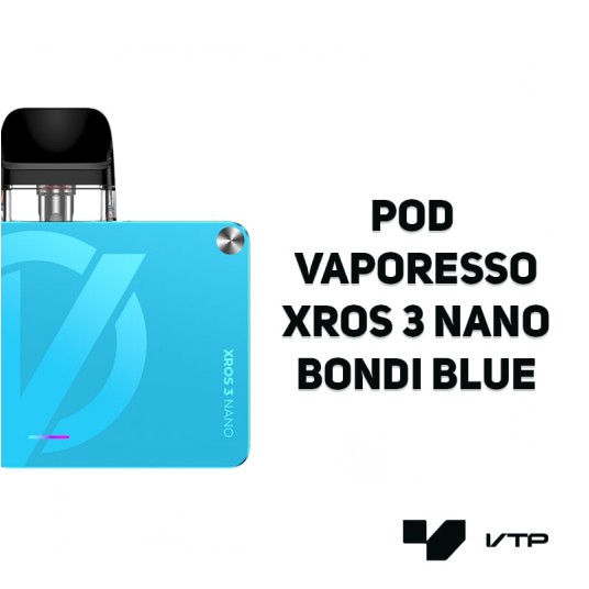 POD Vaporesso Xros 3 Nano - Bondi Blue -zdjęcie numer 2