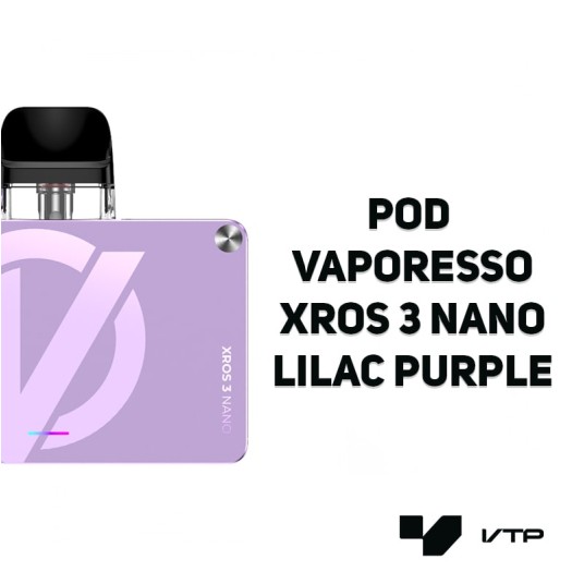 POD Vaporesso Xros 3 Nano - Lilac Purple -zdjęcie numer 2