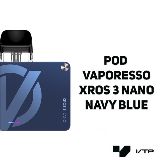 POD Vaporesso Xros 3 Nano - Navy Blue -zdjęcie numer 2