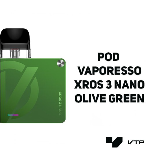 POD Vaporesso Xros 3 Nano - Olive Green -zdjęcie numer 2