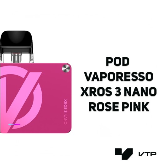 POD Vaporesso Xros 3 Nano - Rose Pink -zdjęcie numer 2