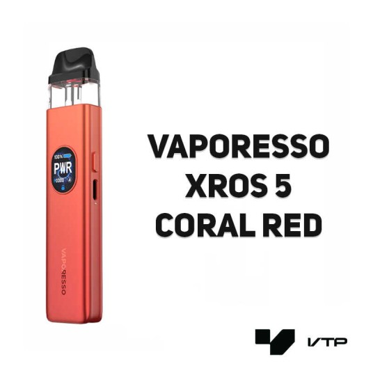 *POD Vaporesso Xros 5 - Coral Red NR -zdjęcie numer 2