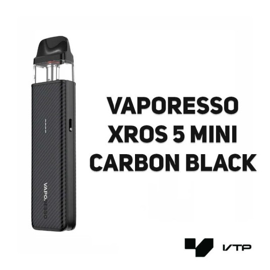 *POD Vaporesso Xros 5 Mini - Carbon Black NR -zdjęcie numer 2