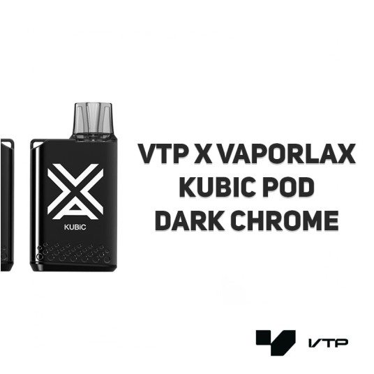 *POD Vaporlax Kubic - Dark Chrome -zdjęcie numer 2