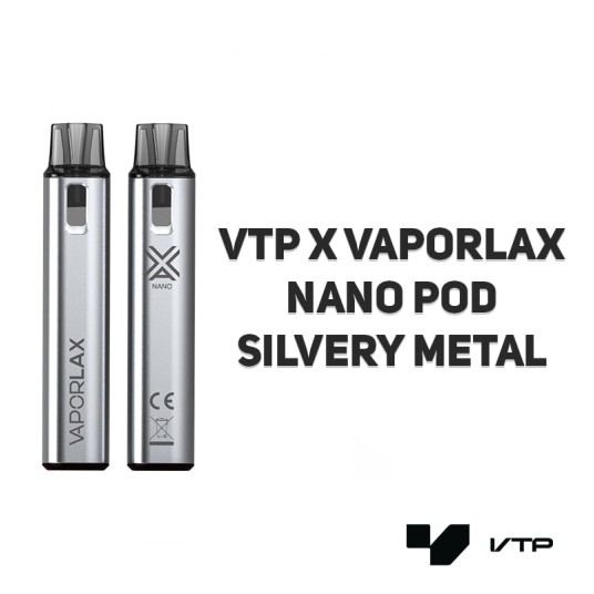 POD Vaporlax Nano - Silvery Metal -zdjęcie numer 2