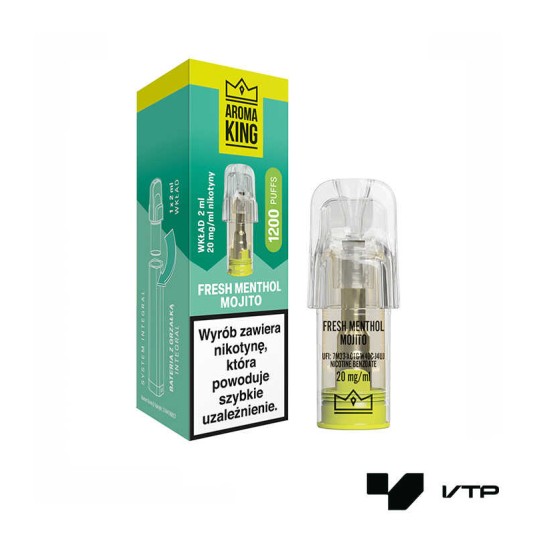 **POJEMNIK AK INTEGRAL - FRESH MENTHOL MOJITO 20MG -zdjęcie numer 1