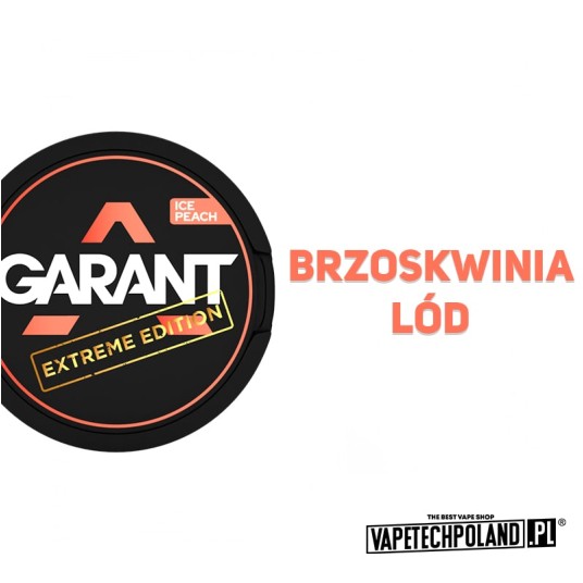 Snus Garant - Ice Peach 50MG -zdjęcie numer 2