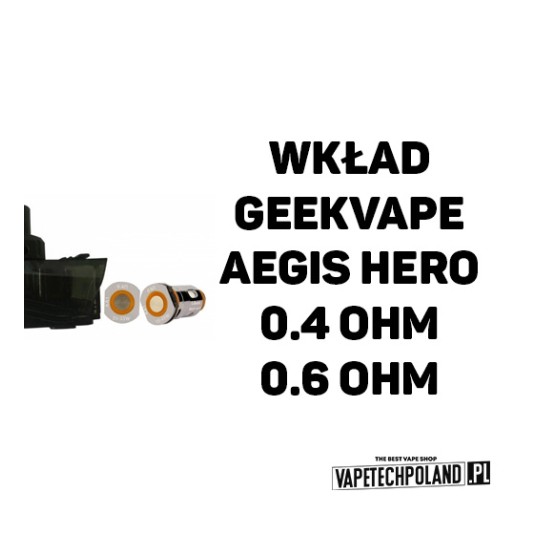 Wkład - Geekvape Aegis Hero- 0.4ohm-0.6ohm (1szt.) -zdjęcie numer 2