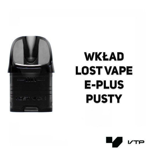 *Wkład - Lost Vape E-Plus Pusty (1szt.) -zdjęcie numer 2