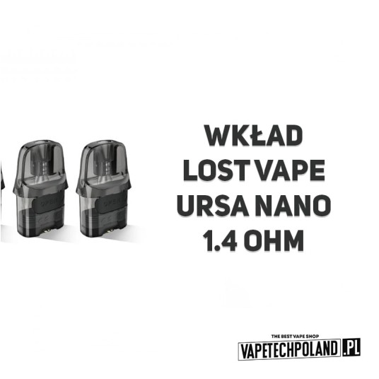 Wkład - Lost Vape Ursa Nano/Pro - 1.4ohm (3szt.) -zdjęcie numer 2