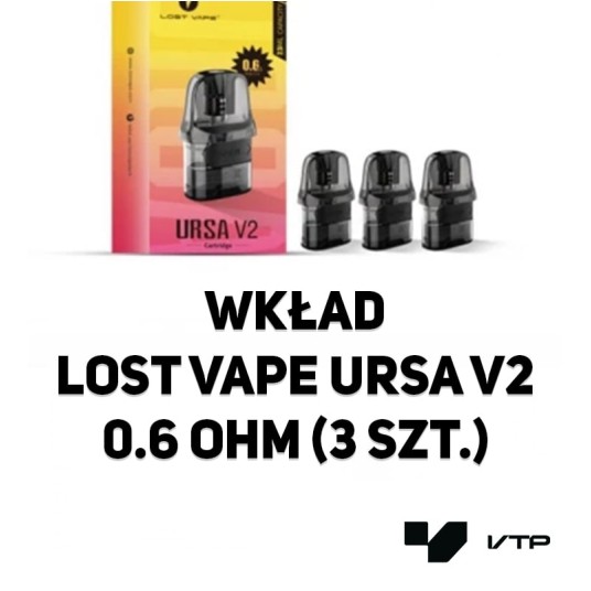 Wkład - Lost Vape Ursa Nano V2 - 0.6ohm(3szt.) -zdjęcie numer 2