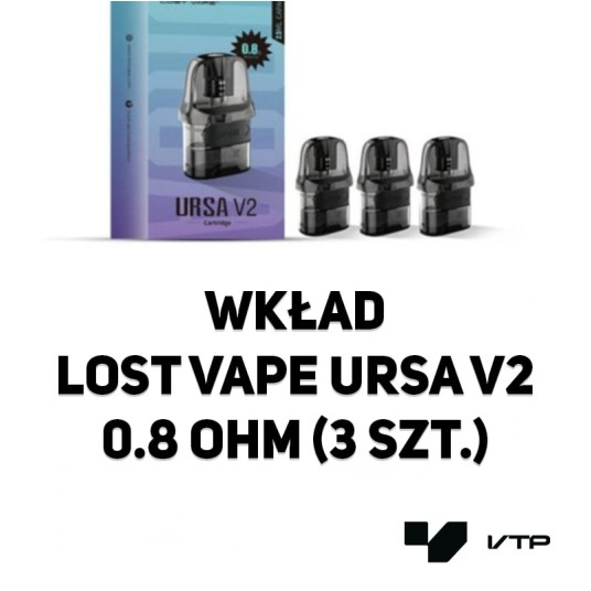 Wkład - Lost Vape Ursa Nano V2 - 0.8ohm(3szt.) -zdjęcie numer 2