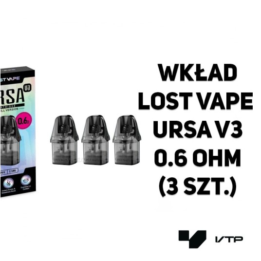 Wkład - Lost Vape Ursa Nano V3 - 0.6ohm(3szt.) -zdjęcie numer 2