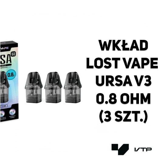 Wkład - Lost Vape Ursa Nano V3 - 0.8ohm(3szt.) -zdjęcie numer 2
