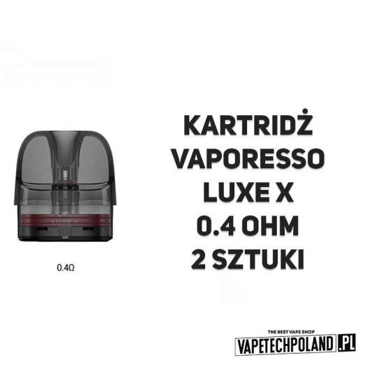 Wkład - Vaporesso Luxe X 0.4 ohm (2szt.) -zdjęcie numer 2