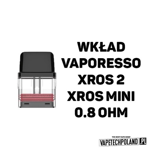 Wkład - Vaporesso XROS/ 2 / Mini -0.8ohm (4szt.) -zdjęcie numer 2