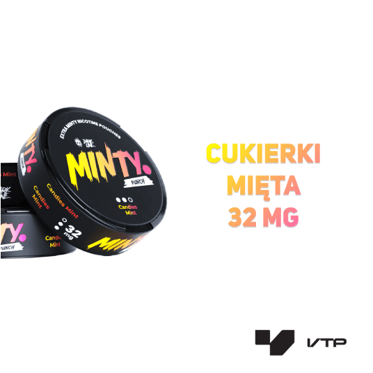 Woreczki Nik. Dark Line MINTY - Candies Mint 32MG -zdjęcie numer 2
