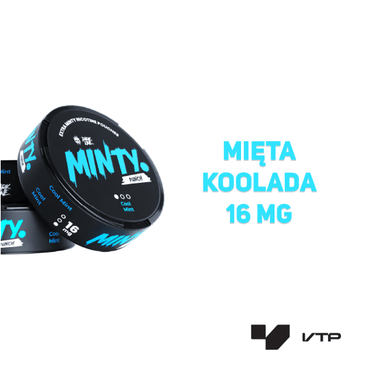 Woreczki Nik. Dark Line MINTY - Cool Mint 16MG -zdjęcie numer 2