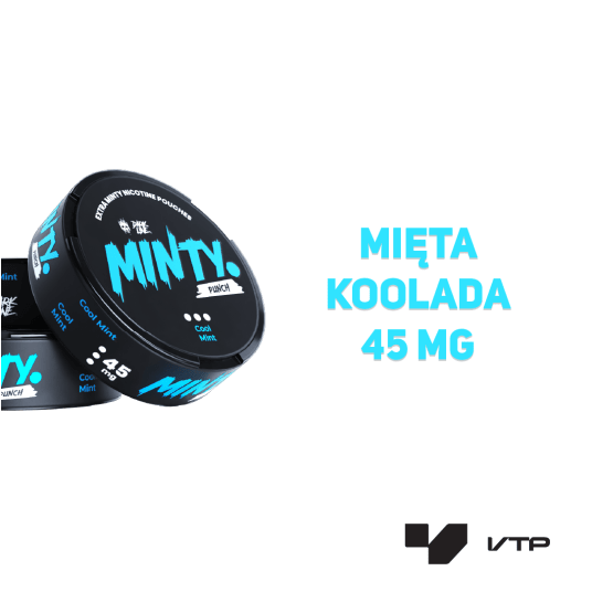 Woreczki Nik. Dark Line MINTY - Cool Mint 45MG -zdjęcie numer 2