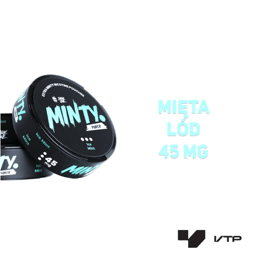 Woreczki Nik. Dark Line MINTY - Ice Mint 45MG -zdjęcie numer 2