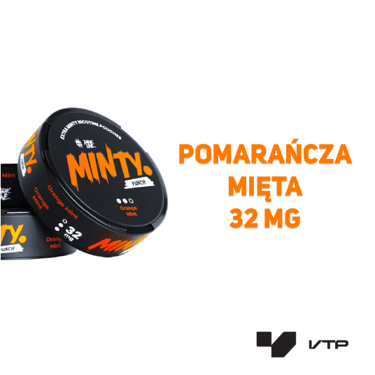 Woreczki Nik. Dark Line MINTY - Orange Mint 32MG -zdjęcie numer 2