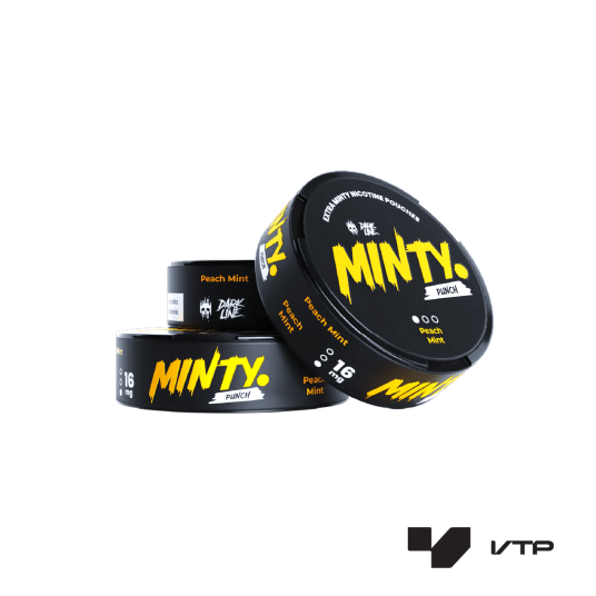 Woreczki Nik. Dark Line MINTY - Peach Mint 16MG -zdjęcie numer 1