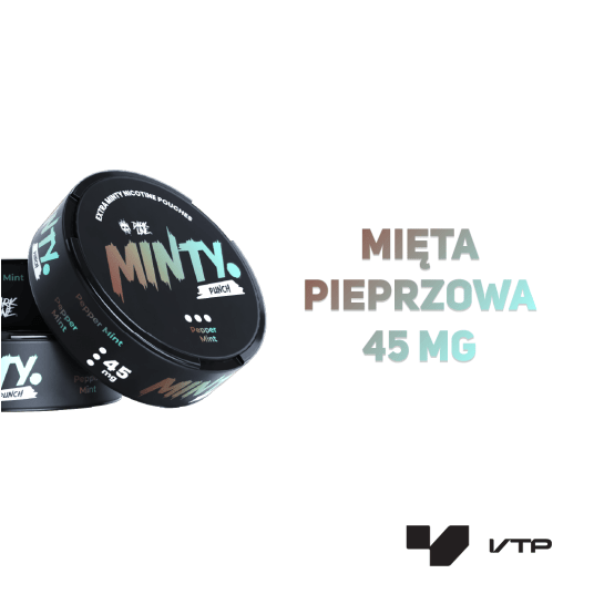 Woreczki Nik. Dark Line MINTY - Peppermint 45MG -zdjęcie numer 2
