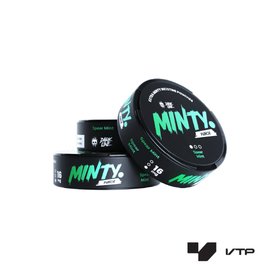 Woreczki Nik. Dark Line MINTY - Spearmint 16MG -zdjęcie numer 1