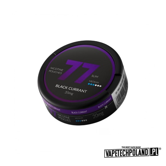 Woreczki Nikotynowe 77 - Black Currant 20MG -zdjęcie numer 1