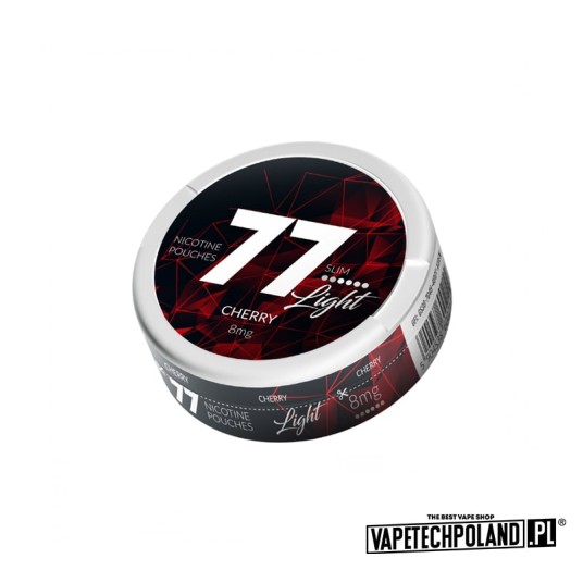 Woreczki Nikotynowe 77 - Cherry 8MG -zdjęcie numer 1