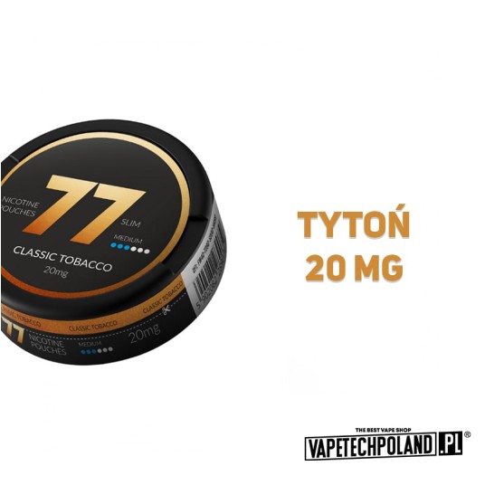 Woreczki Nikotynowe 77 - Classic Tobacco 20MG -zdjęcie numer 2