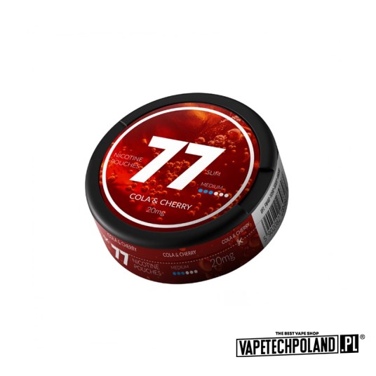 **Woreczki Nikotynowe 77 - Cola & Cherry 20MG -zdjęcie numer 1