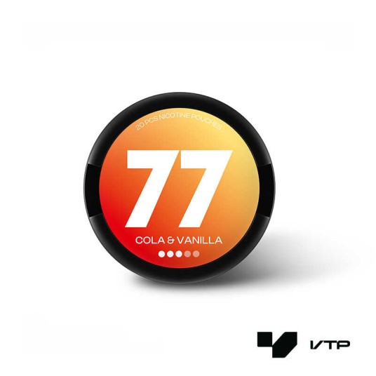 **Woreczki Nikotynowe 77 - Cola & Vanilla 16MG -zdjęcie numer 1
