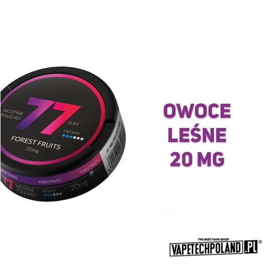 **Woreczki Nikotynowe 77 - Forest Fruits 20MG -zdjęcie numer 2