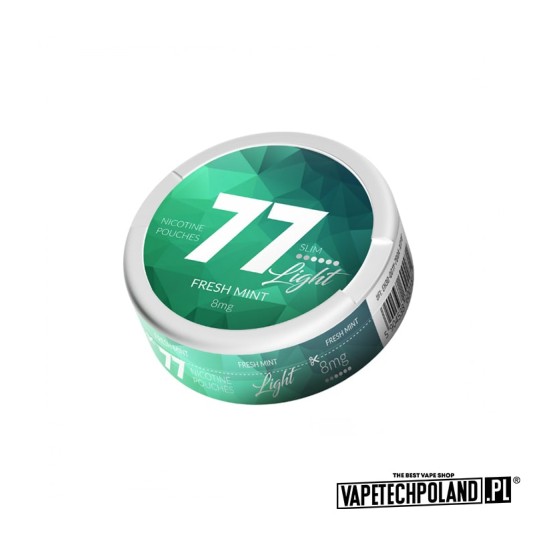 Woreczki Nikotynowe 77 - Fresh Mint 8MG -zdjęcie numer 1