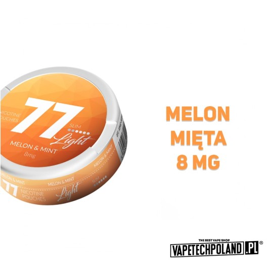 Woreczki Nikotynowe 77 - Melon & Mint 8MG -zdjęcie numer 2