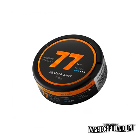 **Woreczki Nikotynowe 77 - Peach & Mint 20MG -zdjęcie numer 1