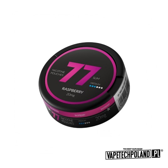 **Woreczki Nikotynowe 77 - Raspberry 20MG -zdjęcie numer 1
