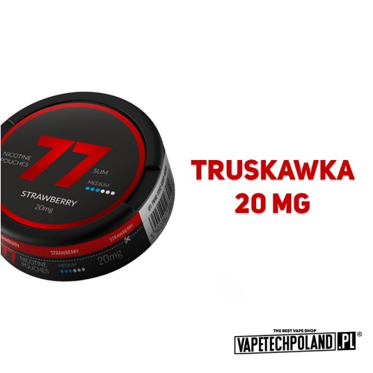 Woreczki Nikotynowe 77 - Strawberry 20MG -zdjęcie numer 2