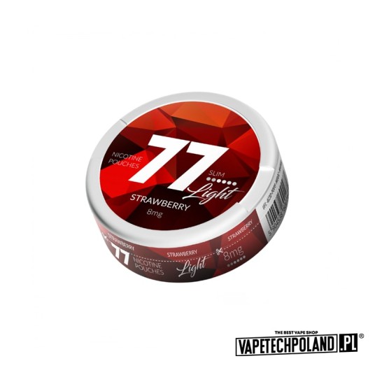Woreczki Nikotynowe 77 - Strawberry 8MG -zdjęcie numer 1