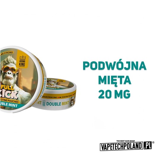 Woreczki Nikotynowe AK - Double Mint 20MG -zdjęcie numer 2