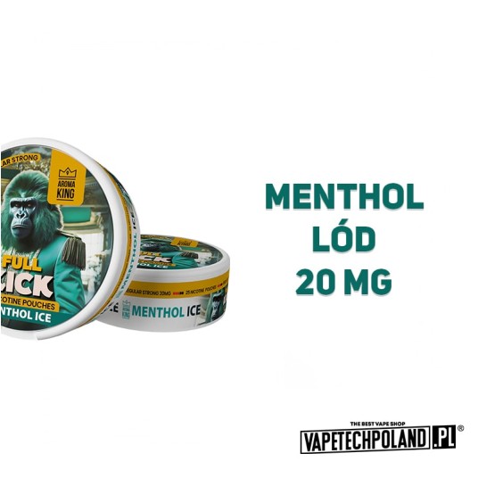 Woreczki Nikotynowe AK - Menthol Ice 20MG -zdjęcie numer 2