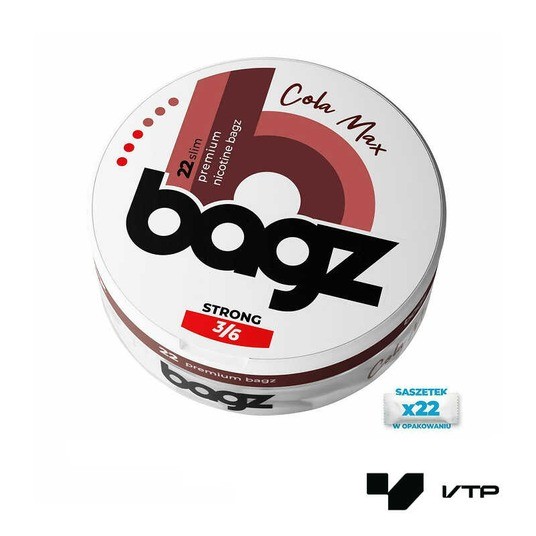 **Woreczki nikotynowe BAGZ STRONG - Cola Max 20mg/g -zdjęcie numer 1
