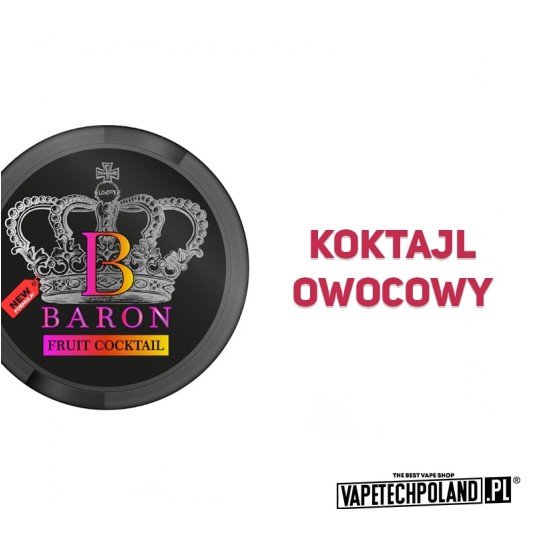 Woreczki nikotynowe - BARON Fruit Coctail 77mg -zdjęcie numer 2