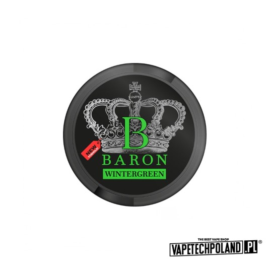 Woreczki nikotynowe - BARON Wintergreen 77mg -zdjęcie numer 1