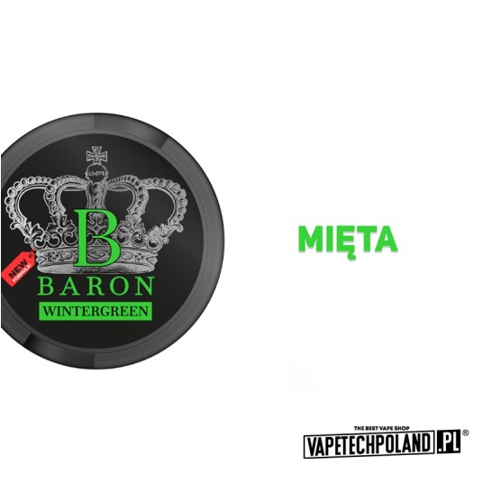 Woreczki nikotynowe - BARON Wintergreen 77mg -zdjęcie numer 2
