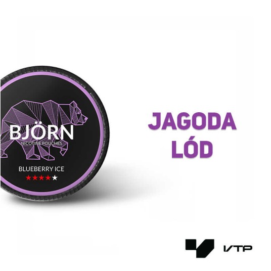 *Woreczki Nikotynowe BJORN - Blueberry 32MG -zdjęcie numer 2