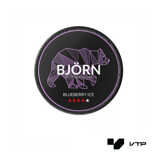 **Woreczki nikotynowe BJORN - Blueberry Ice 18mg/g -zdjęcie numer 1