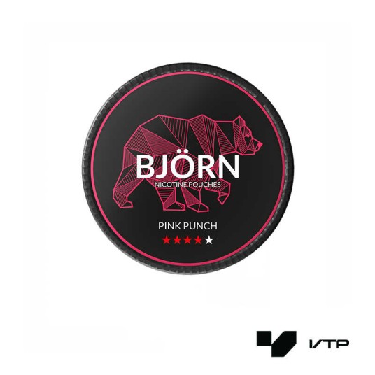 **Woreczki nikotynowe BJORN - Pink Punch 18mg/g -zdjęcie numer 1